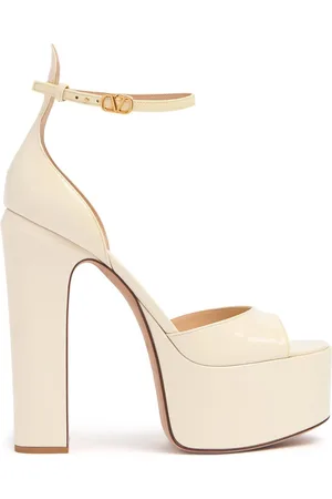 VALENTINO GARAVANI 155mm Tan-go Patent Leather Pumps