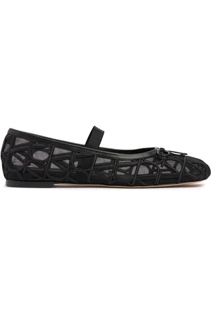VALENTINO GARAVANI Toile Iconographe Mesh Flats