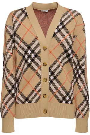 Burberry Check Buttoned Cardigan