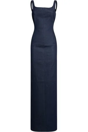 Jacquemus La Robe De-nîmes Spoglio Denim Dress