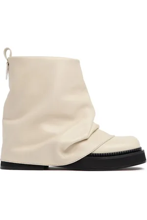 The Attico 30mm Mini Robin Leather Combat Boots