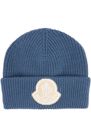 Moncler Logo Wool Cordonet Beanie