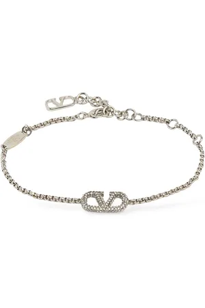 VALENTINO GARAVANI Vlogo Signature Crystal Bracelet