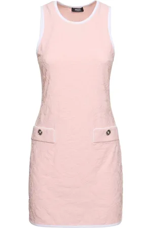 VERSACE Baroque Jacquard Terry Short Dress