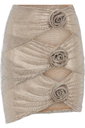 GIUSEPPE DI MORABITO Embellished Jersey Mini Skirt