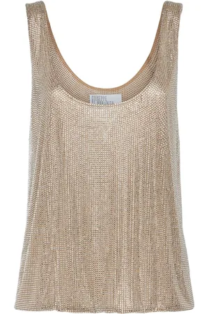 GIUSEPPE DI MORABITO Embellished Jersey Tank Top