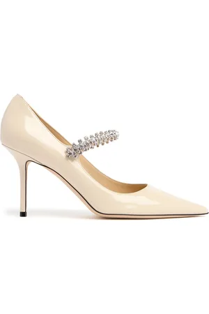 Jimmy Choo 85mm Bling Patent Leather Pumps