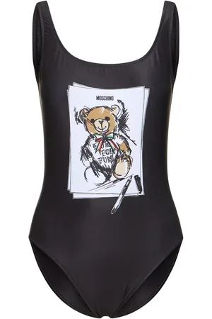 Moschino Printed Lycra One Piece Swimsuit