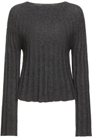 Loulou Studio Koro Ribbed Knit Wool Blend Sweater