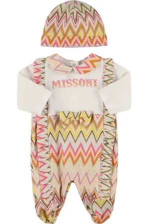 Missoni Printed Cotton Jersey Romper & Hat