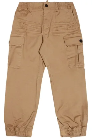 Dsquared2 Cotton Blend Gabardine Cargo Pants