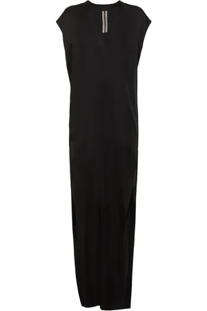Rick Owens Arrowhead Charmeuse V-neck Dress