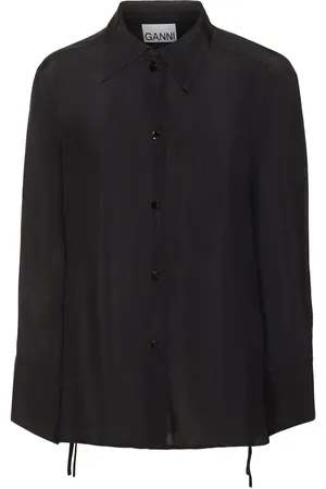 Ganni Habotai Viscose Oversize Shirt