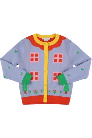 Stella McCartney Cotton & Wool Knit Cardigan