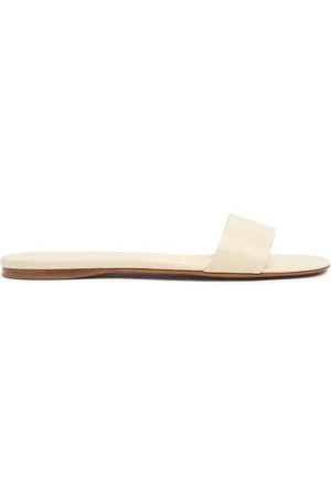 The Row Combo Leather Slides