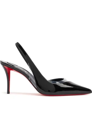 Christian Louboutin 80mm Posticha Patent Leather & Pvc Pumps