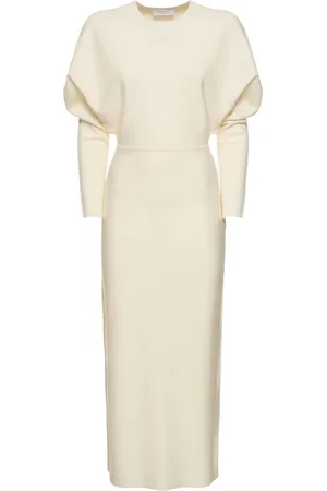 GABRIELA HEARST Semaine Raglan Sleeve Knit Midi Dress