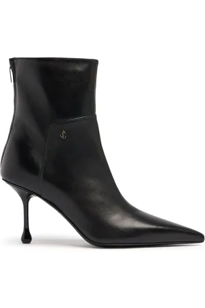 Jimmy Choo 80mm Cycas Leather Boots