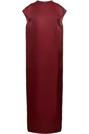 Khaite Lohan Silk Satin Long Dress