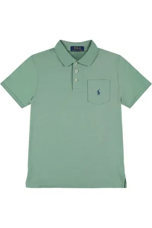 Ralph Lauren Logo Embroidery Cotton Polo Shirt
