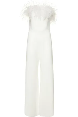 16Arlington Taree Crepe & Feather Jumpsuit