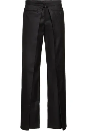 BETTTER Symmetrical Wool Blend Wide Pants