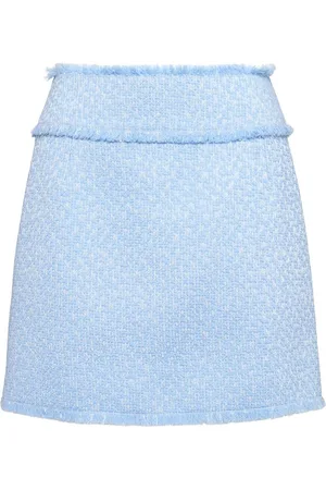 Dolce & Gabbana A-line Tweed Mini Skirt