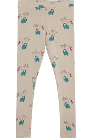 Weekend House Kids Printed Organic Cotton Jersey Leggings