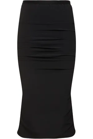 Rick Owens Shrimp Crepe Midi Skirt