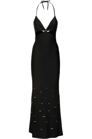 Baobab Noche Embroidered Triangle Maxi Dress