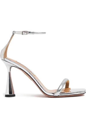 Aquazzura 95mm Hot Metallic Sandals