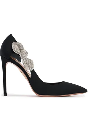 Aquazzura 105mm Very Bow Tie Grosgrain Pumps