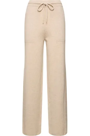 Max Mara Rino Wool Knit Wide Jogger Pants