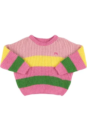 The New Society Striped Acrylic Blend Knit Sweater