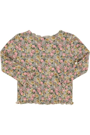 The New Society Floral Print Cotton Jersey T-shirt