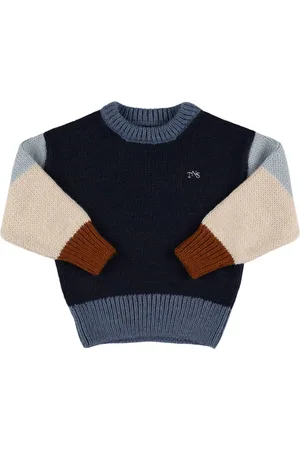 The New Society Striped Poly Blend Knit Sweater