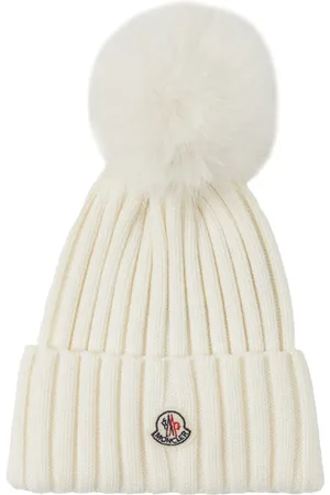 Moncler Virgin Wool Beanie W/ Pompom
