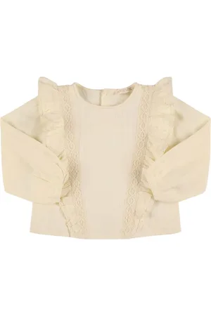Louise Misha Embroidered Organic Cotton Gauze Shirt