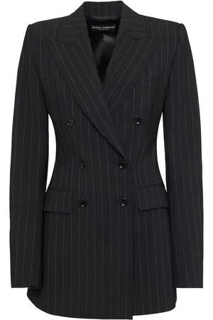 Dolce & Gabbana Pinstripe Double Breast Blazer
