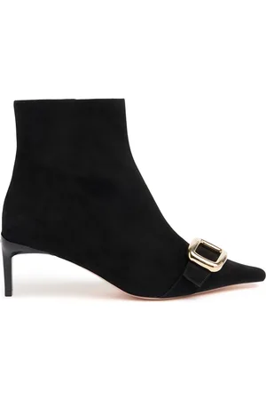 Roger Vivier 55mm Choc Suede Ankle Boots