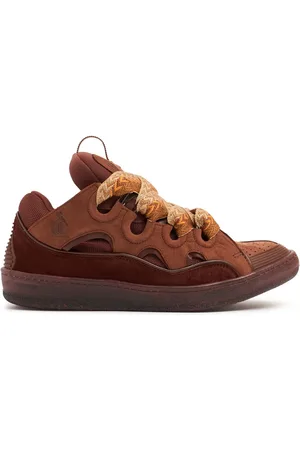 Lanvin Curb Sneakers W/ Speckled Effect Sole