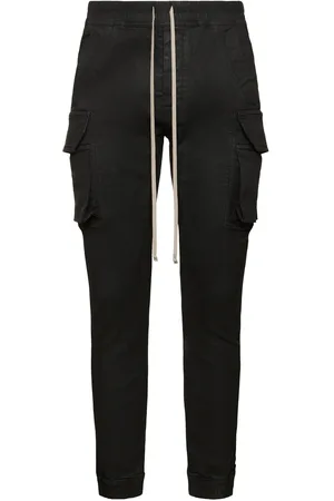 Rick Owens Mastodon Cut Waxed Denim Pants