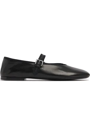 The Row 10mm Bohème Leather Ballerina Flats