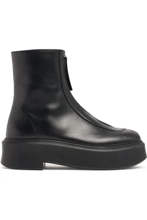 The Row 50mm Zipped Leather Ankle Boots