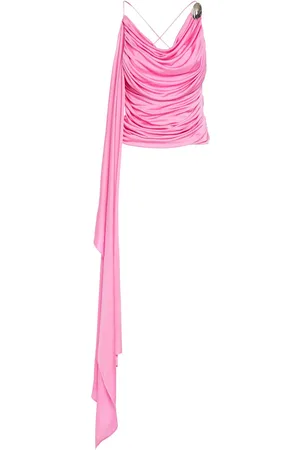GIUSEPPE DI MORABITO Draped Viscose Jersey Top