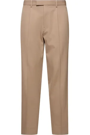 Ermenegildo Zegna Pleated Cotton & Wool Pants
