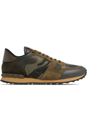 VALENTINO GARAVANI Rock Runner Leather Sneakers