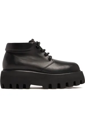 Alexander McQueen 70mm Sofa Leather Lace-up Shoes