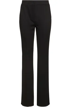 Max Mara Yana Pleated Wool Blend Straight Pants