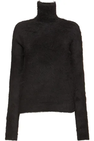 Sportmax Elgar Fluffy Alpaca Blend Knit Sweater